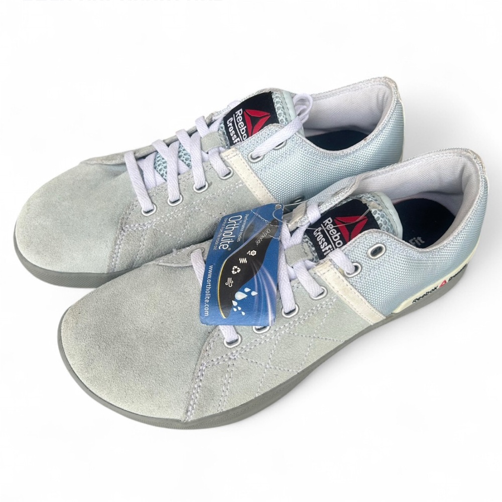 Reebok CrossFit RCF Lite Lo TR Women 8 Blue Leather NWT Training Shoes HIIT NEW